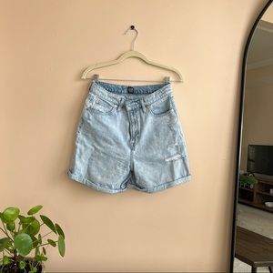 GAP High Waisted Mom Shorts